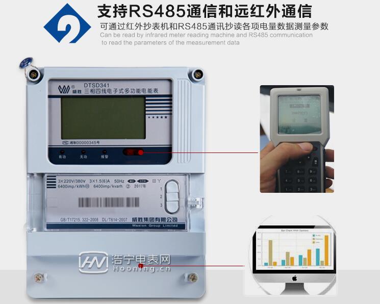 威勝電表DTSD341-MC3抄表操作說明