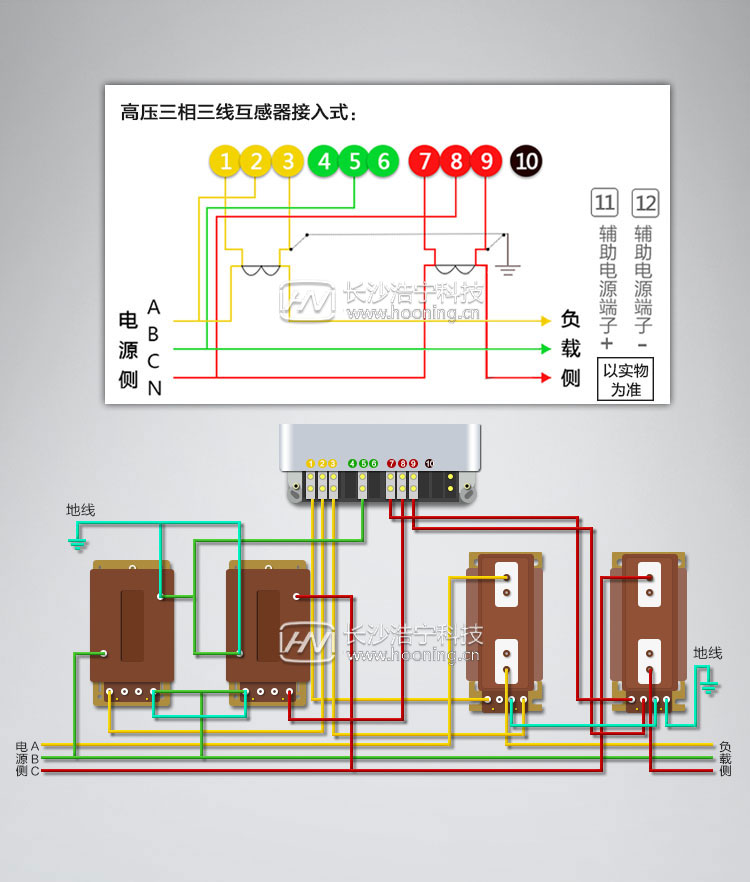 三相電表怎么接互感器