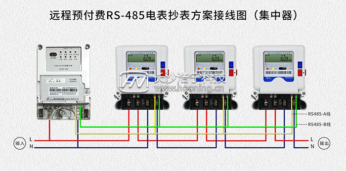 遠(yuǎn)傳電表接線圖