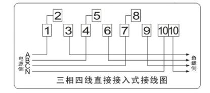 三相有功電表接線圖